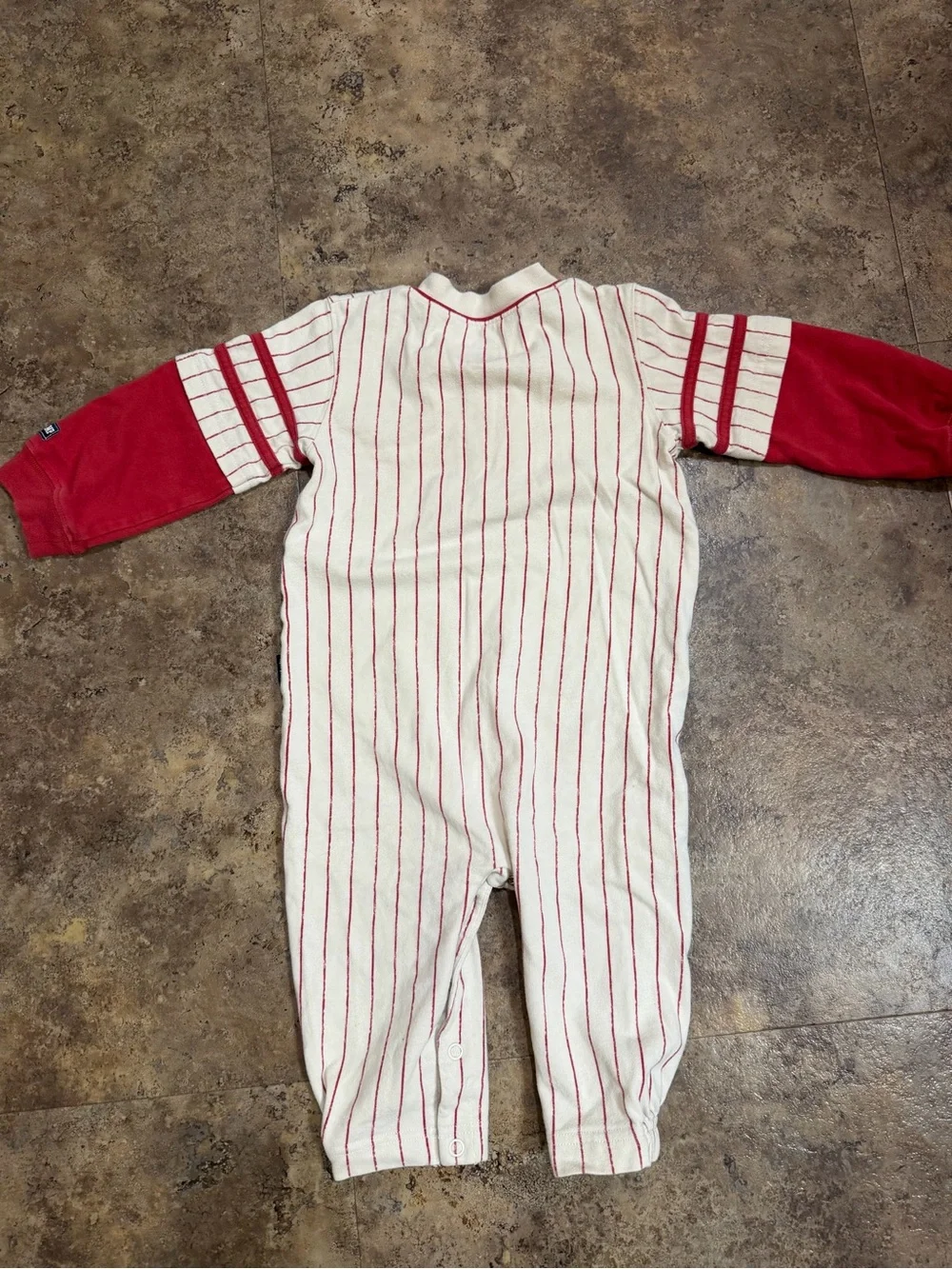 Carter’s Baseball Striped Baby Romper